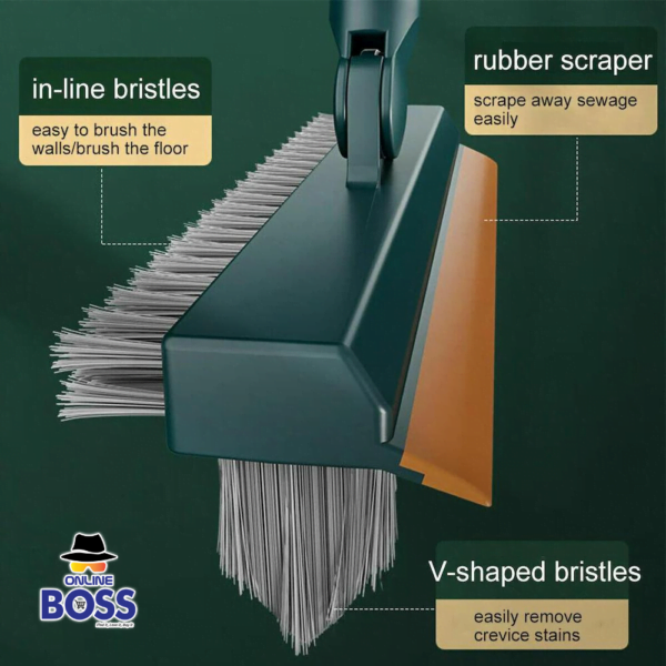 3in1 bathroom cleaning brush by online boss