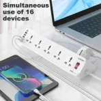 LDNIO 10 AC Outlets Universal Power Strip - Wire Code - Image 2