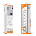 LDNIO 10 AC Outlets Universal Power Strip - Wire Code