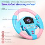 Kids Simulation Steering Wheel Toy – Interactive Driving Adventure for Little Drivers - Image 3