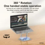 ASPOR A703 Adjustable Metal Laptop Stand - Image 3