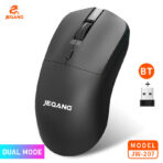 Jeqang JW-207 BT & 2.4G Dual-Mode Wireless Mouse Optical Sensor Ergonomic Mini Design USB Interface - Image 2