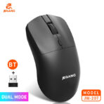 Jeqang JW-207 BT & 2.4G Dual-Mode Wireless Mouse Optical Sensor Ergonomic Mini Design USB Interface - Image 4