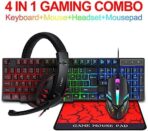 T-WOLF TF800 4 in 1 Four-Piece Gaming Accessories Pack