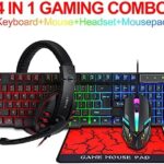 T-WOLF TF800 4 in 1 Four-Piece Gaming Accessories Pack
