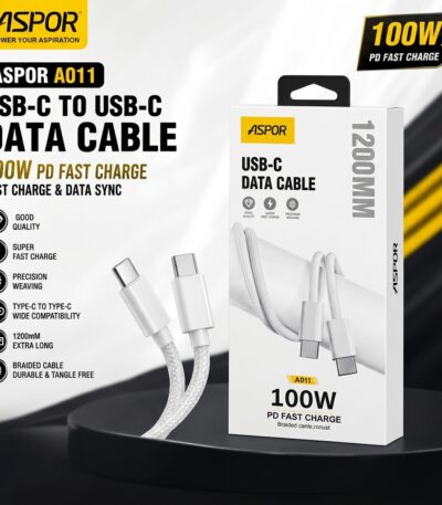 ASPOR A011 100W Fast Charging Type-C to Type-C Data Cable