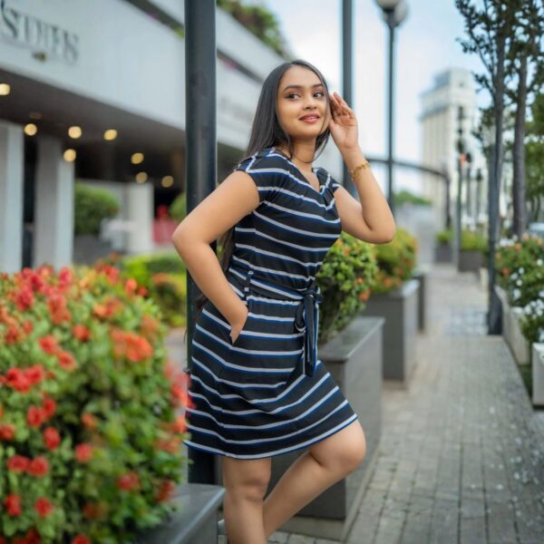 Striped Casual Pocket Dress, Striped Dress, Casual Dress, Pocket Dress, Women's Dress, Women's Fashion, Everyday Dress, Summer Dress, Comfortable Dress, Casual Wear